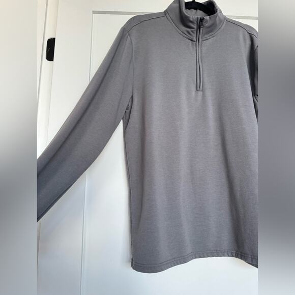 Weatherproof Original Vintage Grey Half Zip Sweatshirt Size Large - Picture 2 of 9